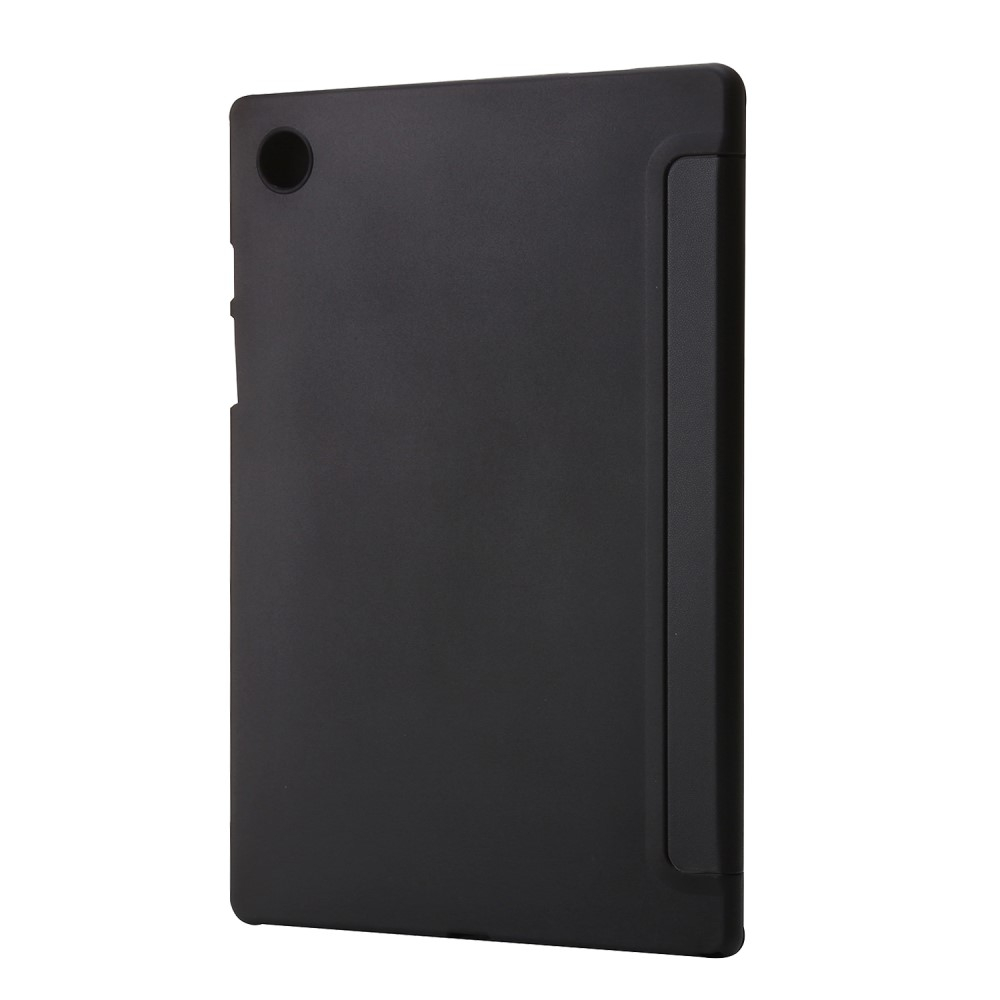Samsung Galaxy Tab A11 / A9 Leder Tasche Origami Flip Case - Schwarz