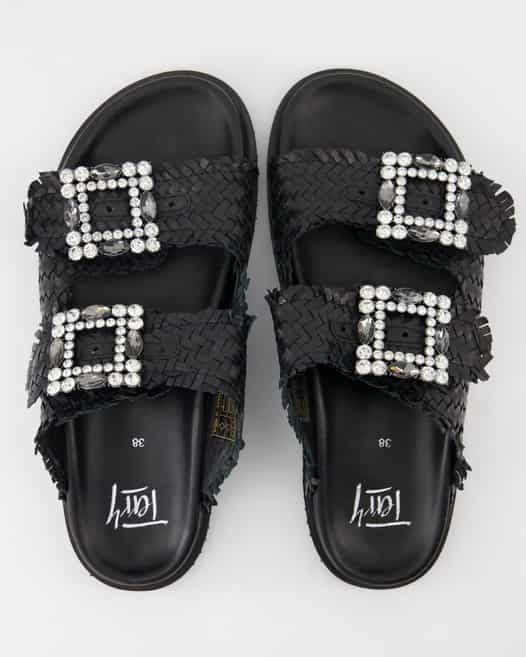 Terry S476B272118W Pantoletten in Schwarz
