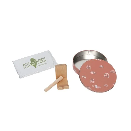 Cadre baby box ronde   Rainbow Terracotta        de               Petit Artichaut