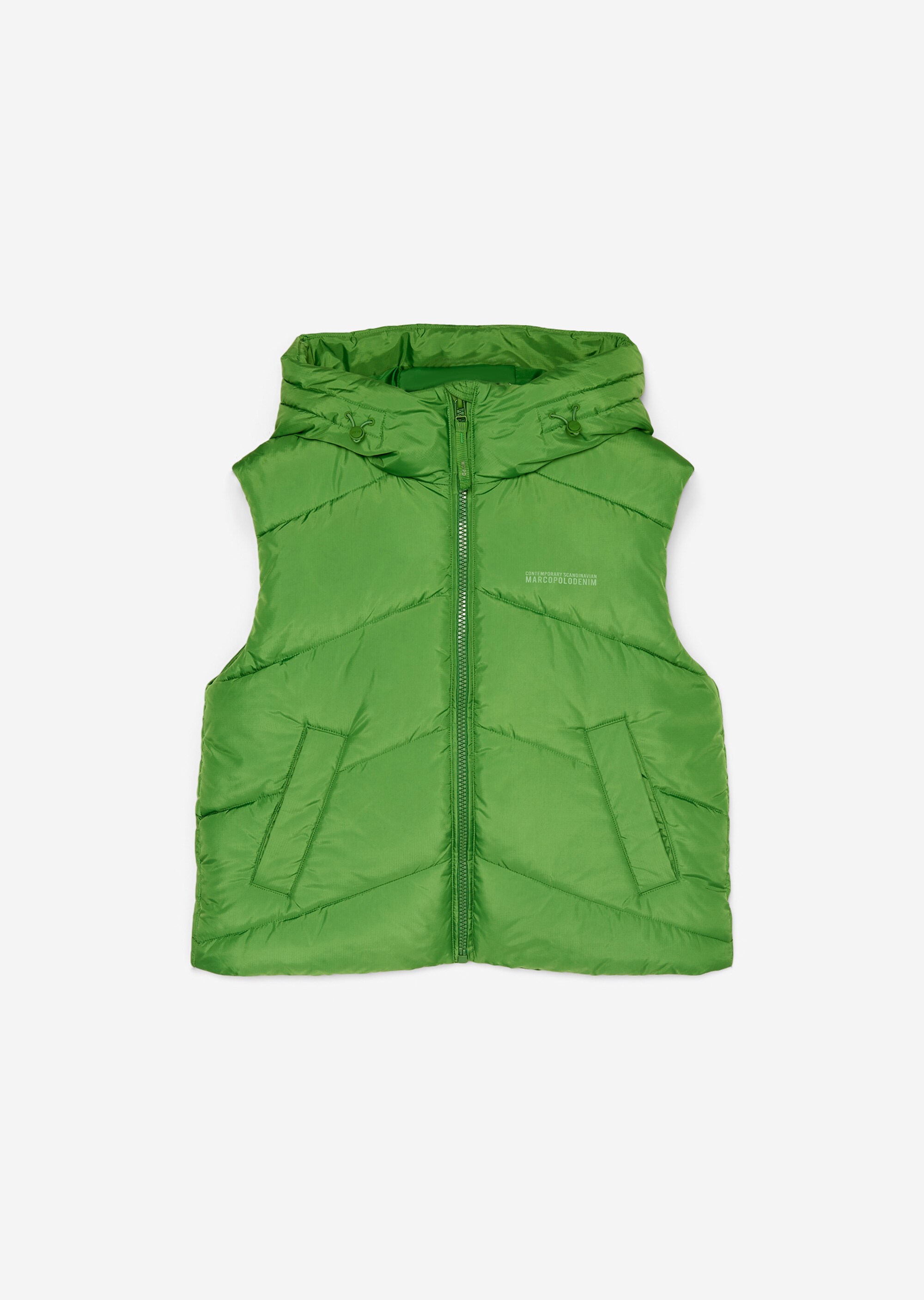 Pufferweste regular mit recycelten Materialien