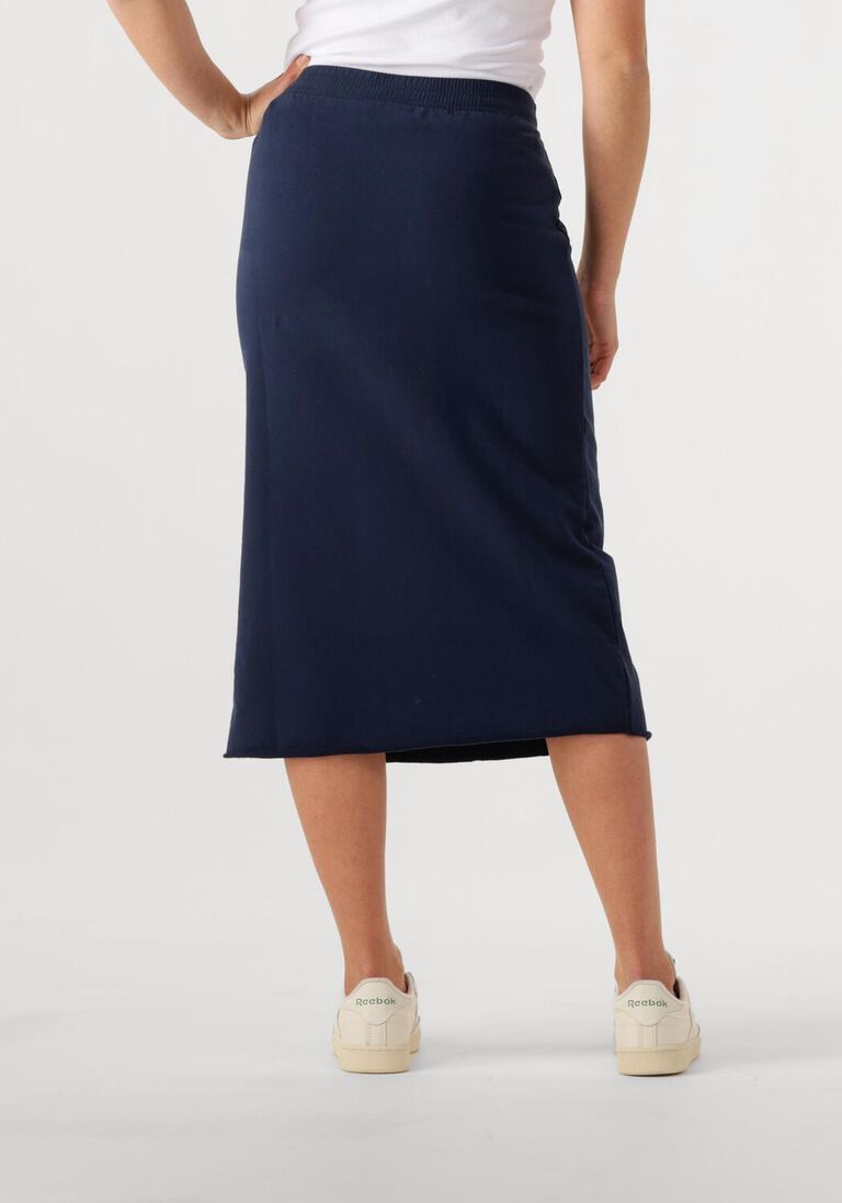 blauwe penn & ink midirok skirt