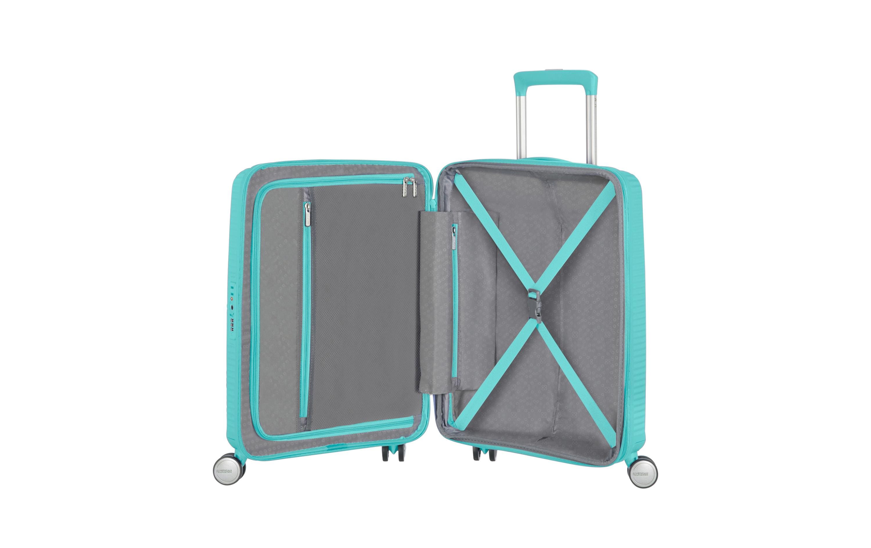 Reisekoffer Soundbox 35.5 l, Poolside Blue<br>Kabinentauglicher Reisekoffer mit 4 Rollen