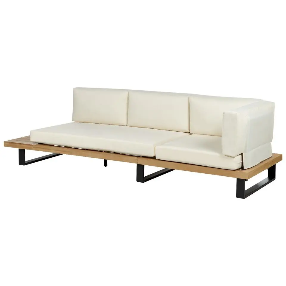 MYKONOS - Loungeset voor 5 - Crème - Acaciahout