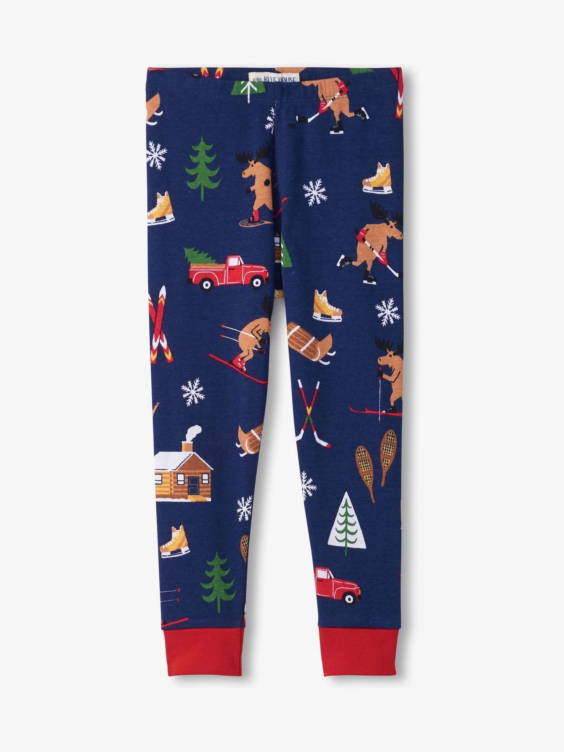 Hatley Blue Christmas Cabin Fever Pyjamas Set