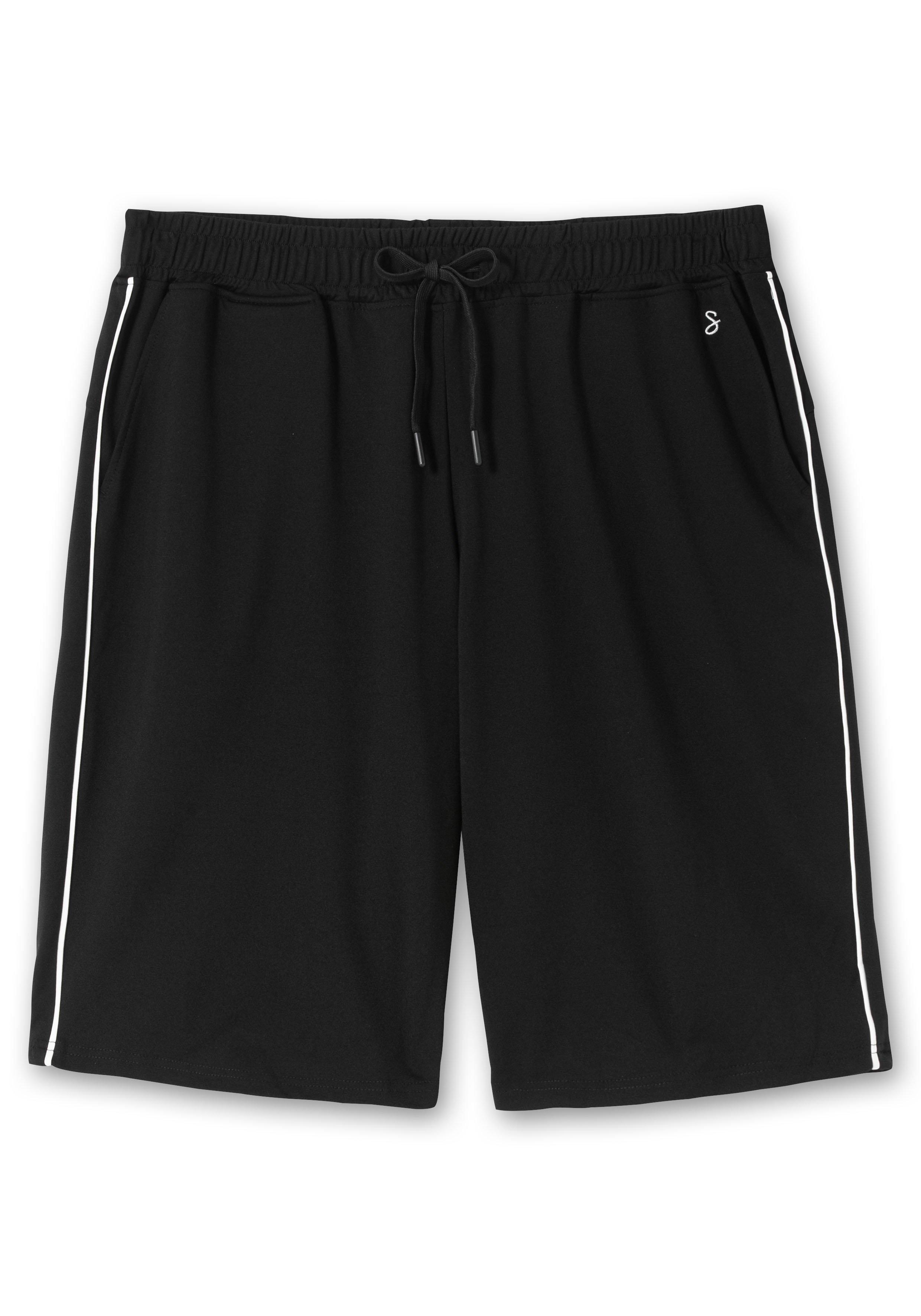 Sport-Bermudas mit seitlicher Kontrastpaspel