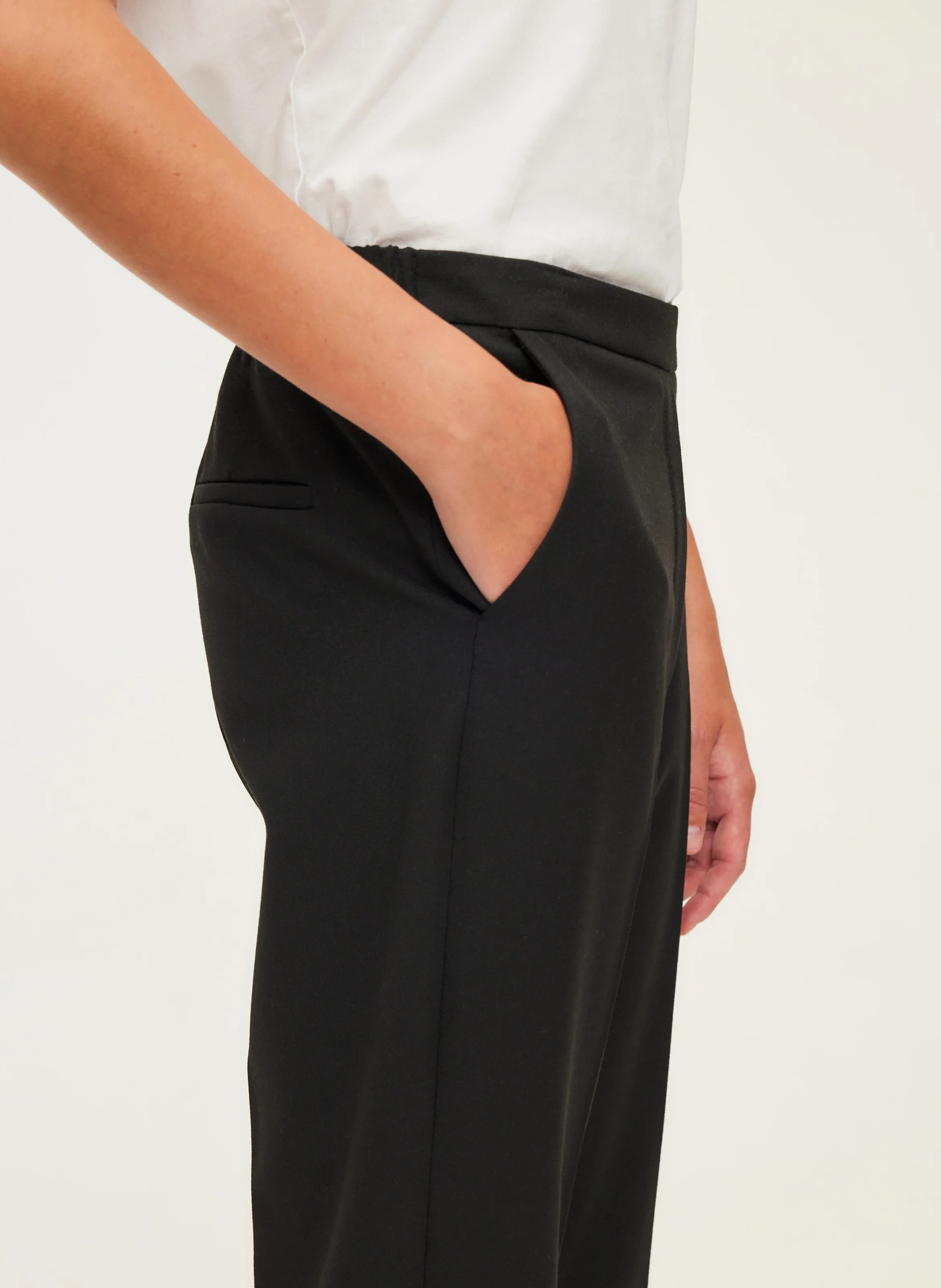 NIHAL - Pantalon droit| Noir