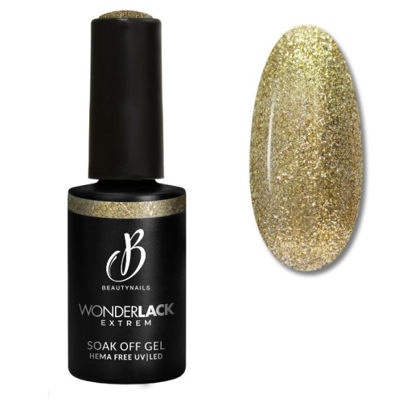 Semi permanent Wonderlack Hema Free Pure Gold Precious Metal Beautynails 6ML