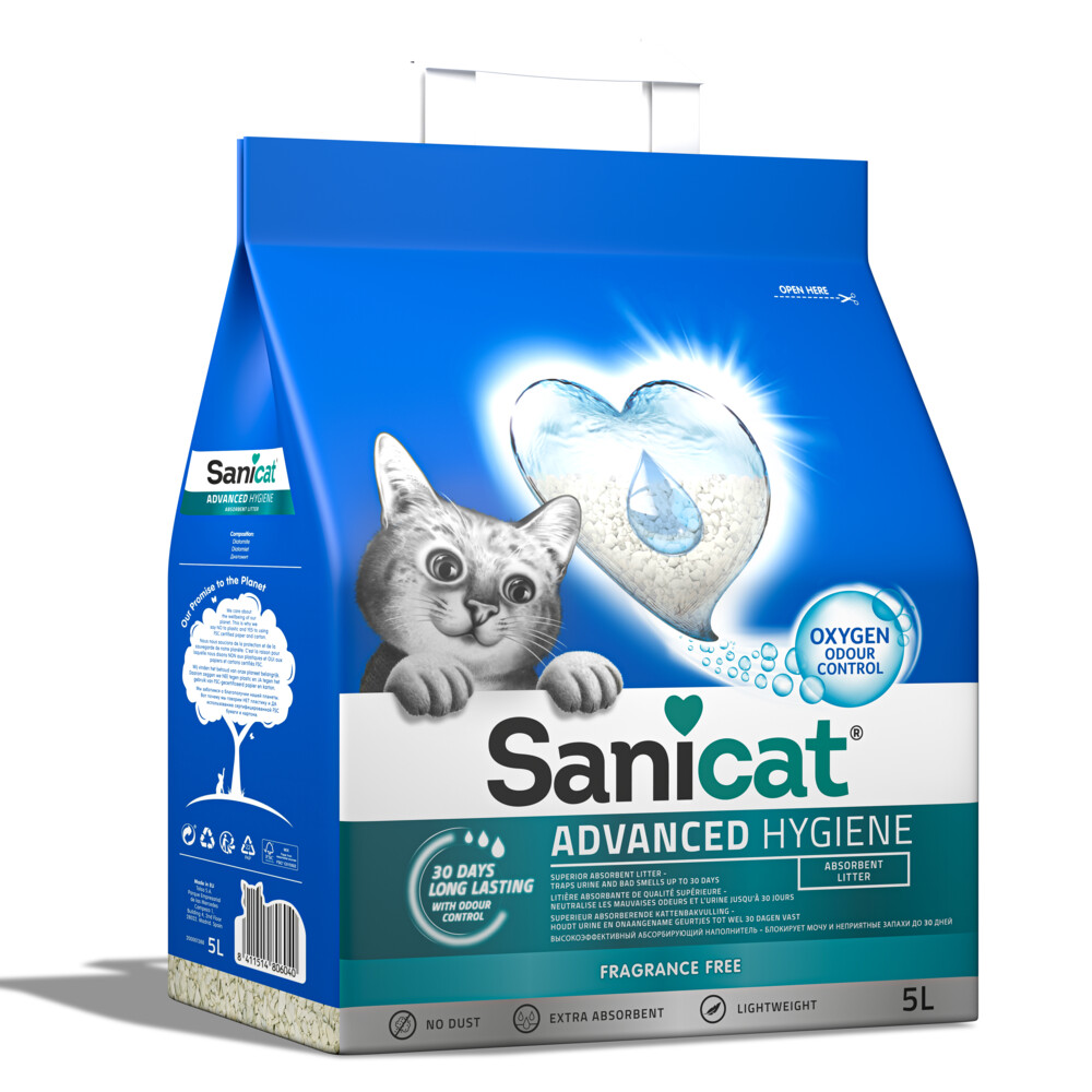 Sanicat Kattenbakvulling Advanced Hygiene5 liter
