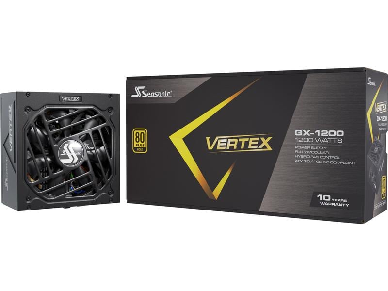 Seasonic Netzteil Vertex GX 1200 W Vollmodulares ATX-Netzteil mit 1200 W