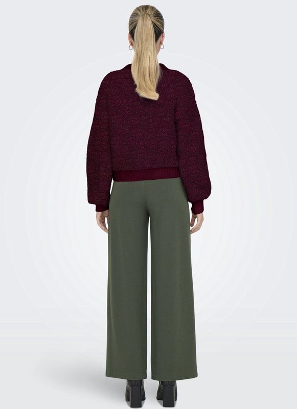 Jacqueline de Yong - Jdyeira Life Oneck - Vest - Cabernet