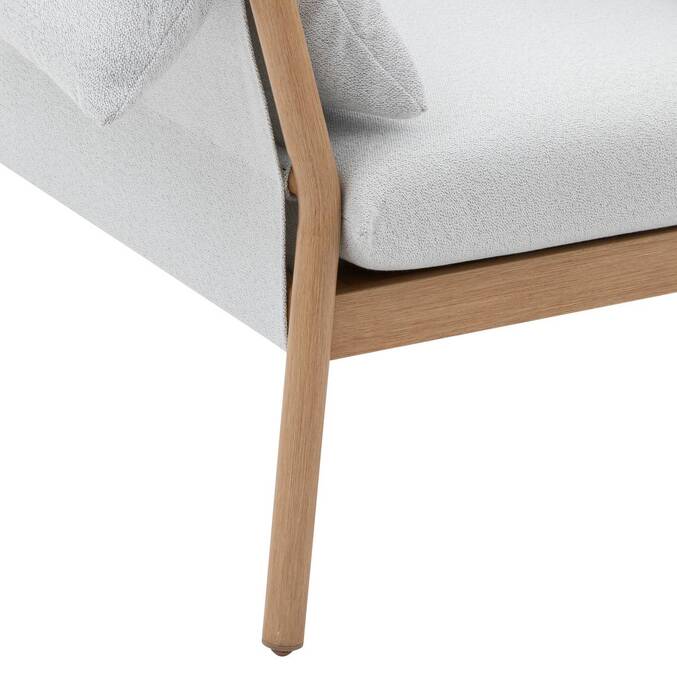 Fauteuil de salon de jardin ODEMILIA Gris