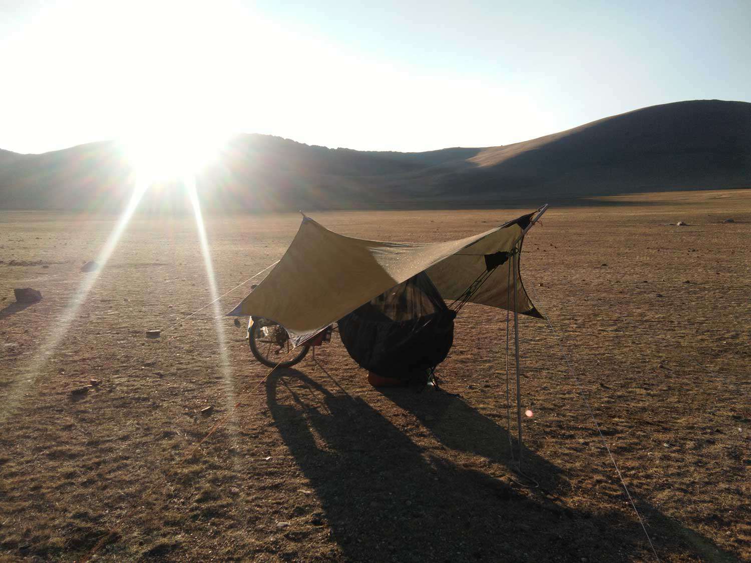 Amazonas Adventure Hängematten-Tarp dunkelbraun
