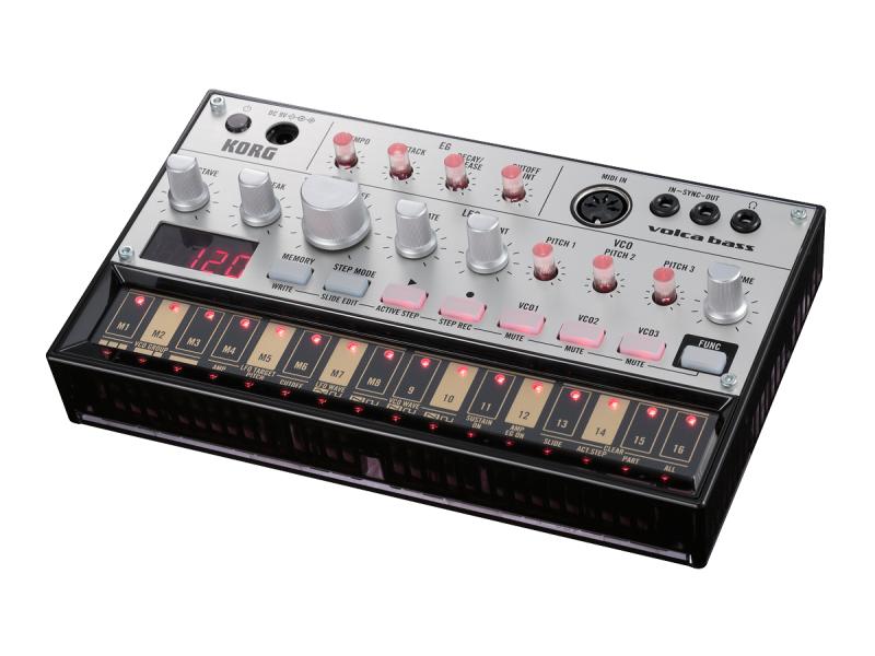 Korg Synthesizer volca bass Kraftvolle analoge Basssounds und Electribe-basierter Sequenzer für ultimative Basslines