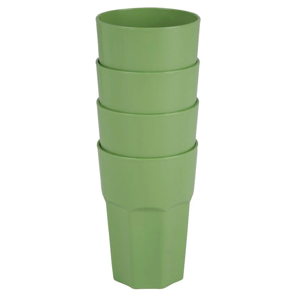 Gobelet en plastique couleur unie x 4