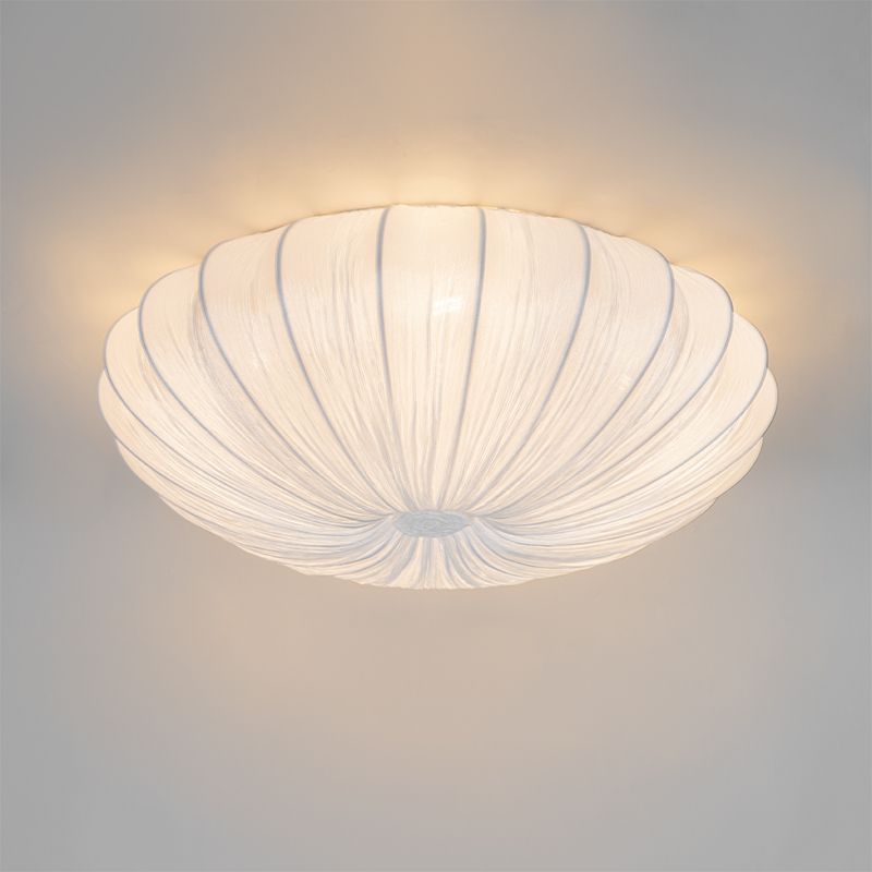 Smart plafondlamp wit zijden 60cm 5-lichts incl. 5 Wifi P45 - Plu