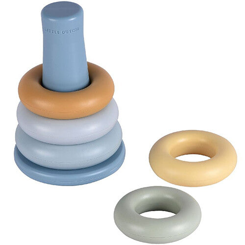 Little dutch stapeltoren ringen blauw