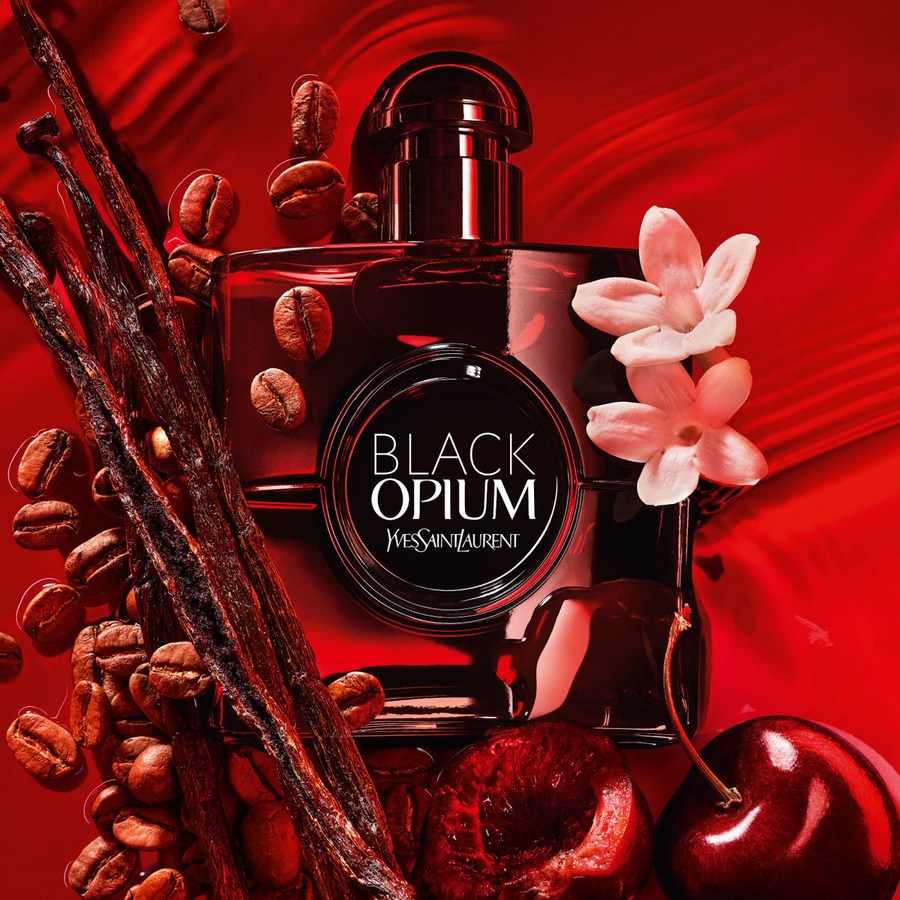 Yves Saint Laurent Black Opium Eau De Parfum Over Red 30ml