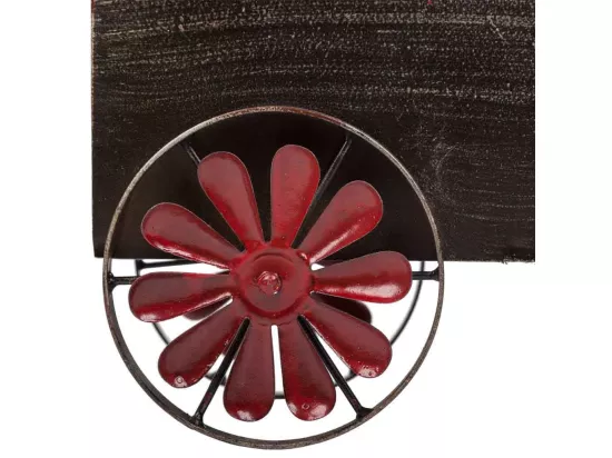 Chariot porte-plantes en métal 37,5x21x37h