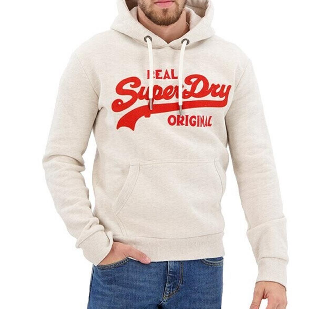 Superdry Sweat Gris/Orange Homme Superdry Soda