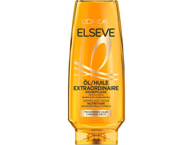 L'Oréal Elsève Haarspülung Öl Extraordinaire 200 ml Conditioner mit Blütenöl-Extrakten verwandelt trockenes Haar aussergewöhnlich