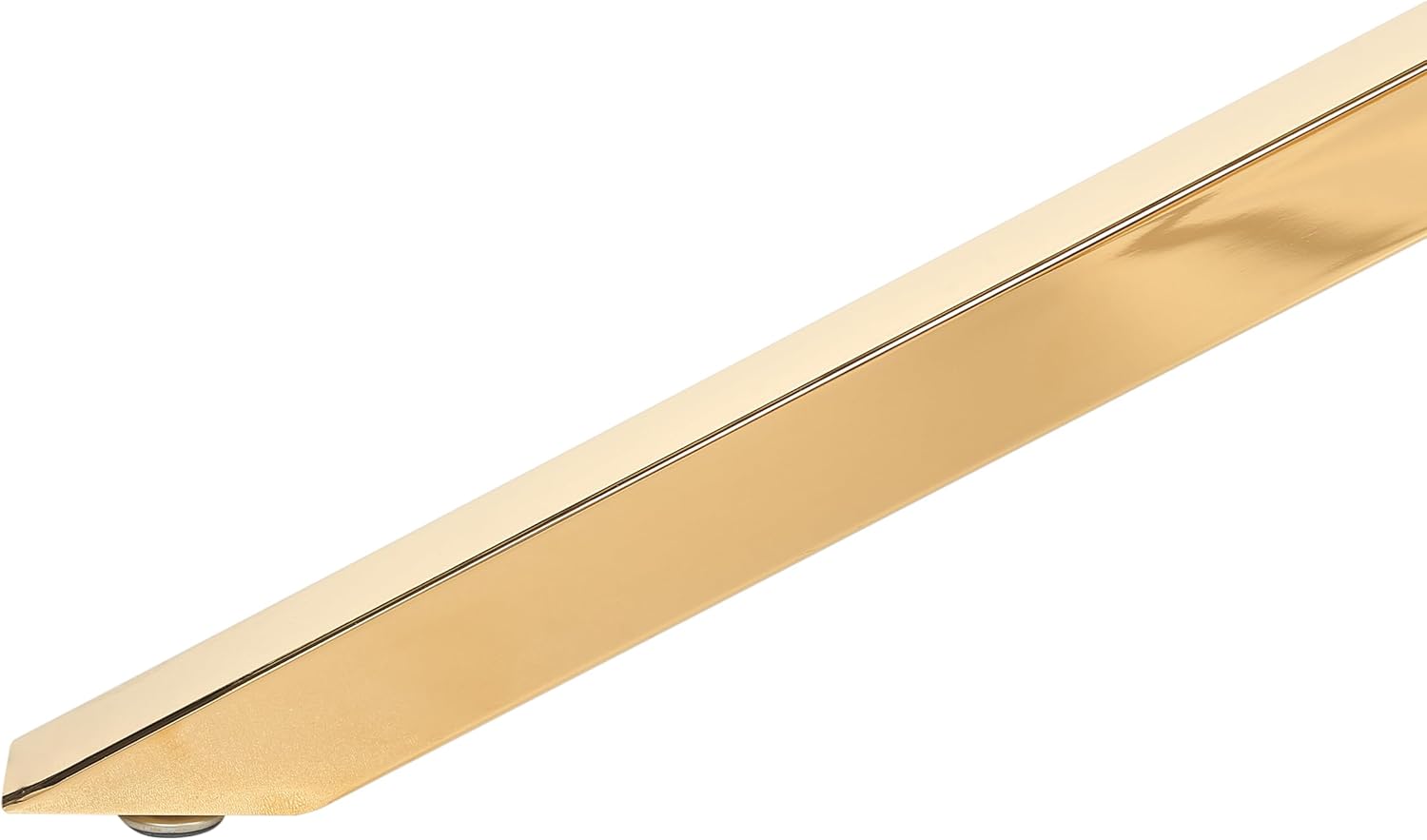 Beliani Esstisch Glas transparent rechteckig 160 x 90 cm Metallgestell Gold Maramo