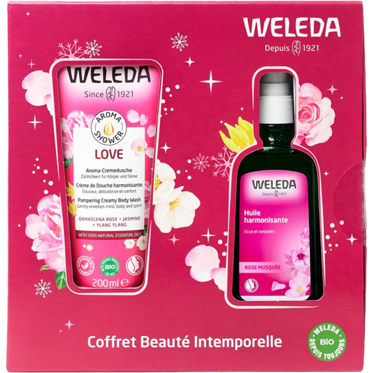 Coffret beauté intemporelle - Crème de douche & huile lissante - Corps