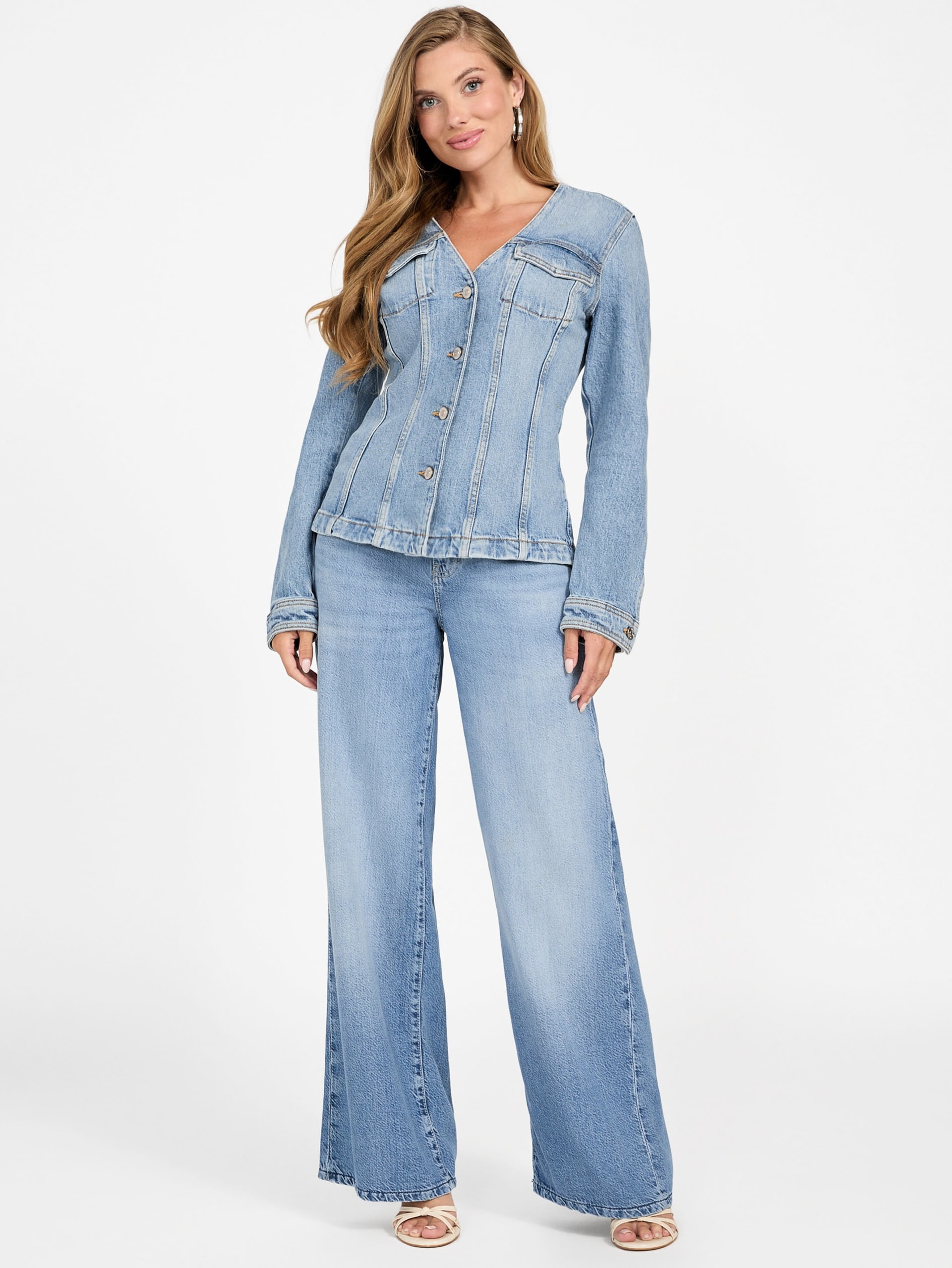 Blazer Eco Camille em Denim