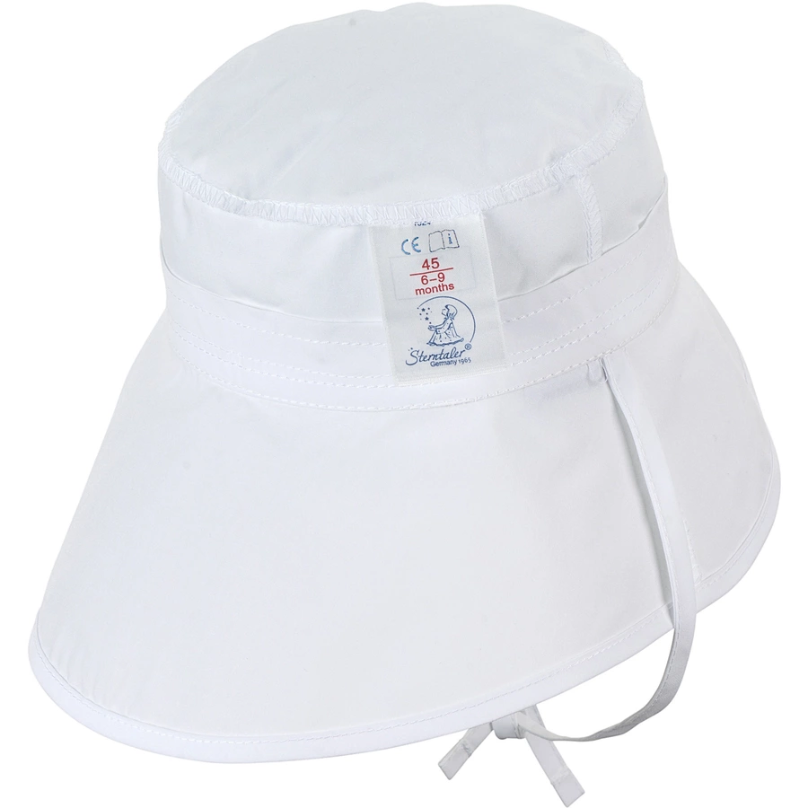 Sterntaler Sonnenhut uni weiss