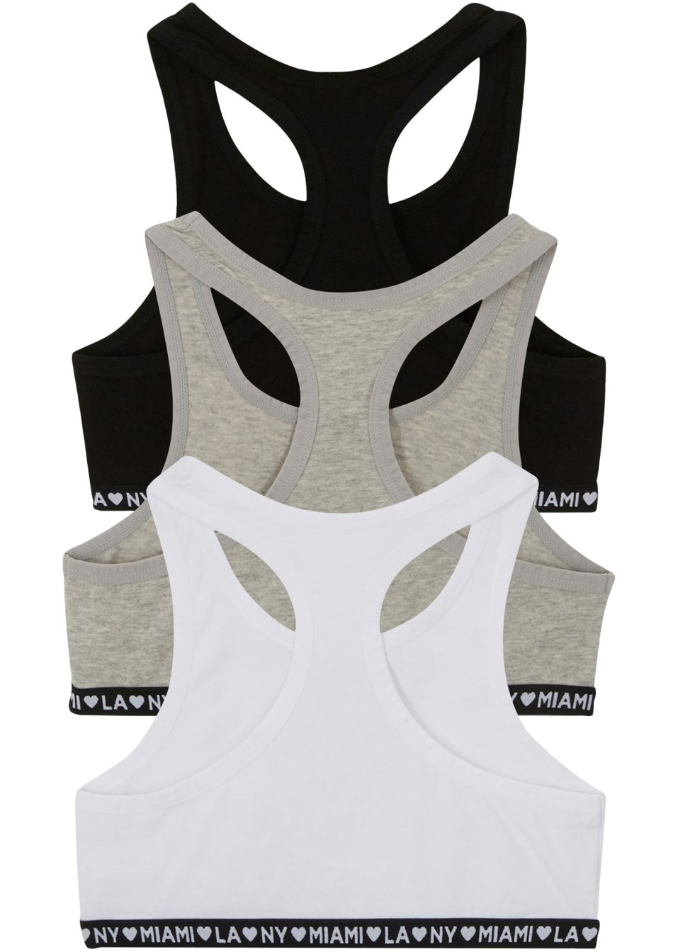 Lot de 3 brassières fille