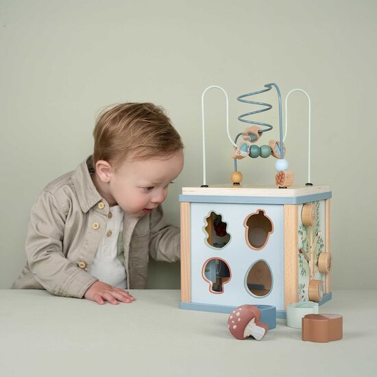Forest Friends Cube d'activités en bois   de               Little Dutch