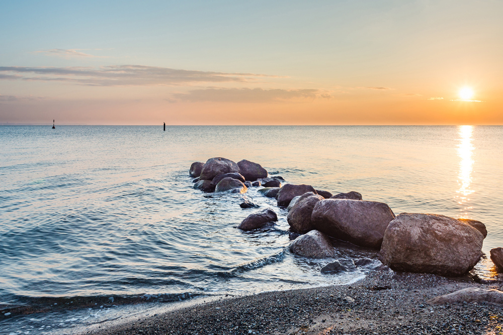 Akustikbild SONNENUNTERGANG 80x120cm, 7kg