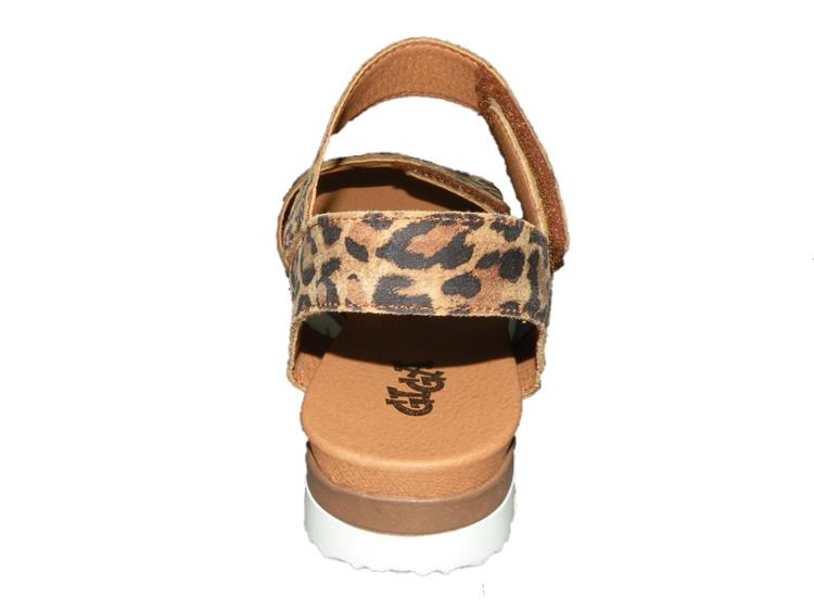 Giga G4150 velour leopardino double creme
