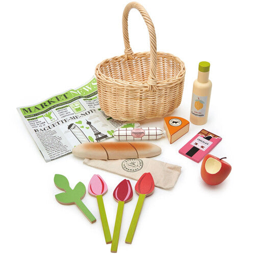 Tender leaf toys mandje met boodschappen