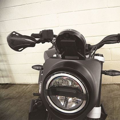Protèges-mains R-tech Protege-mains Noir HP1 avec kit montage Ducati Universel - Noir