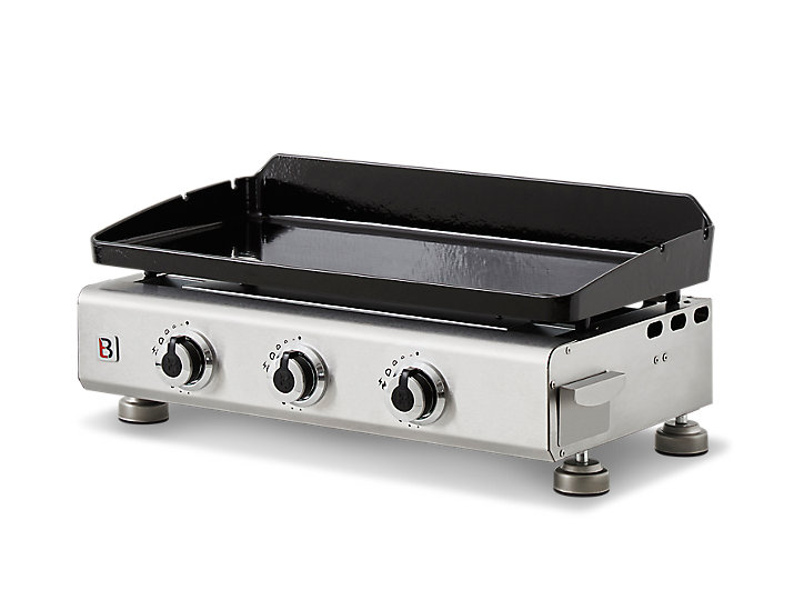 Plancha gaz Brasero Silvia II G 3 feux plaque fonte