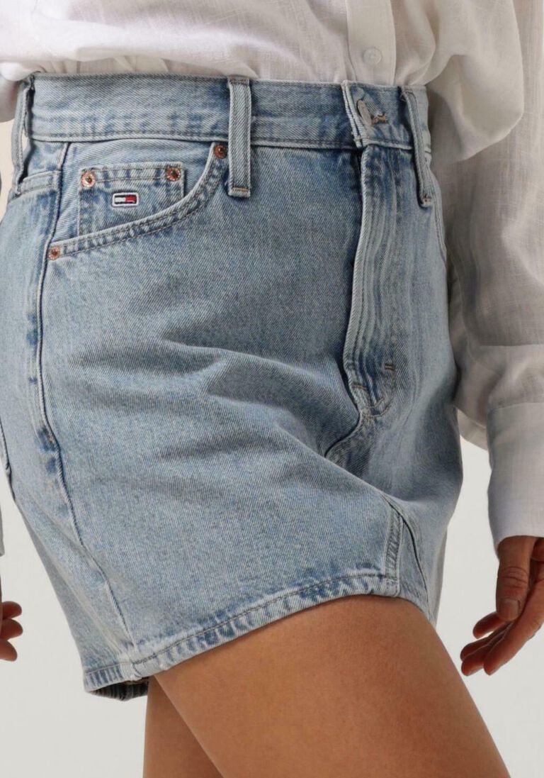 TOMMY JEANS blauwe tommy jeans minirok izzie mr mn skirt