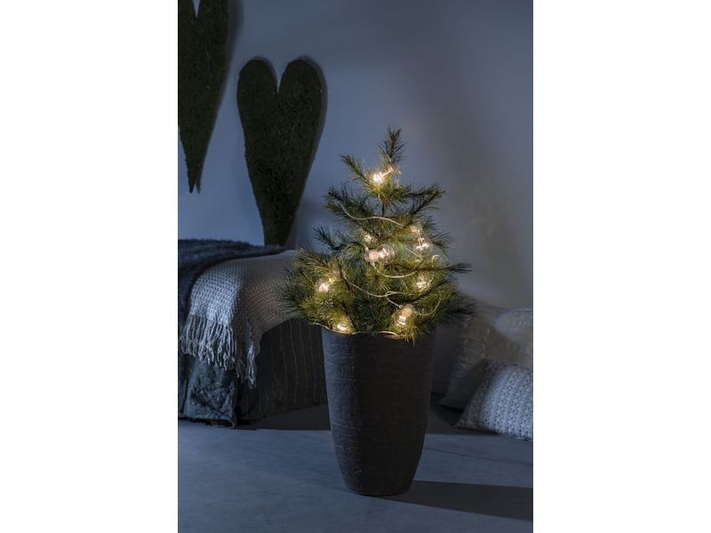Konstsmide Lichterkette LED Party Lichterkette - klar LED-Lichterkette für durchtanzte Vollmondnächte