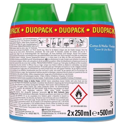AirWick Freshmatic Max Nachfüller DUO Cotton & Weißer Flieder
