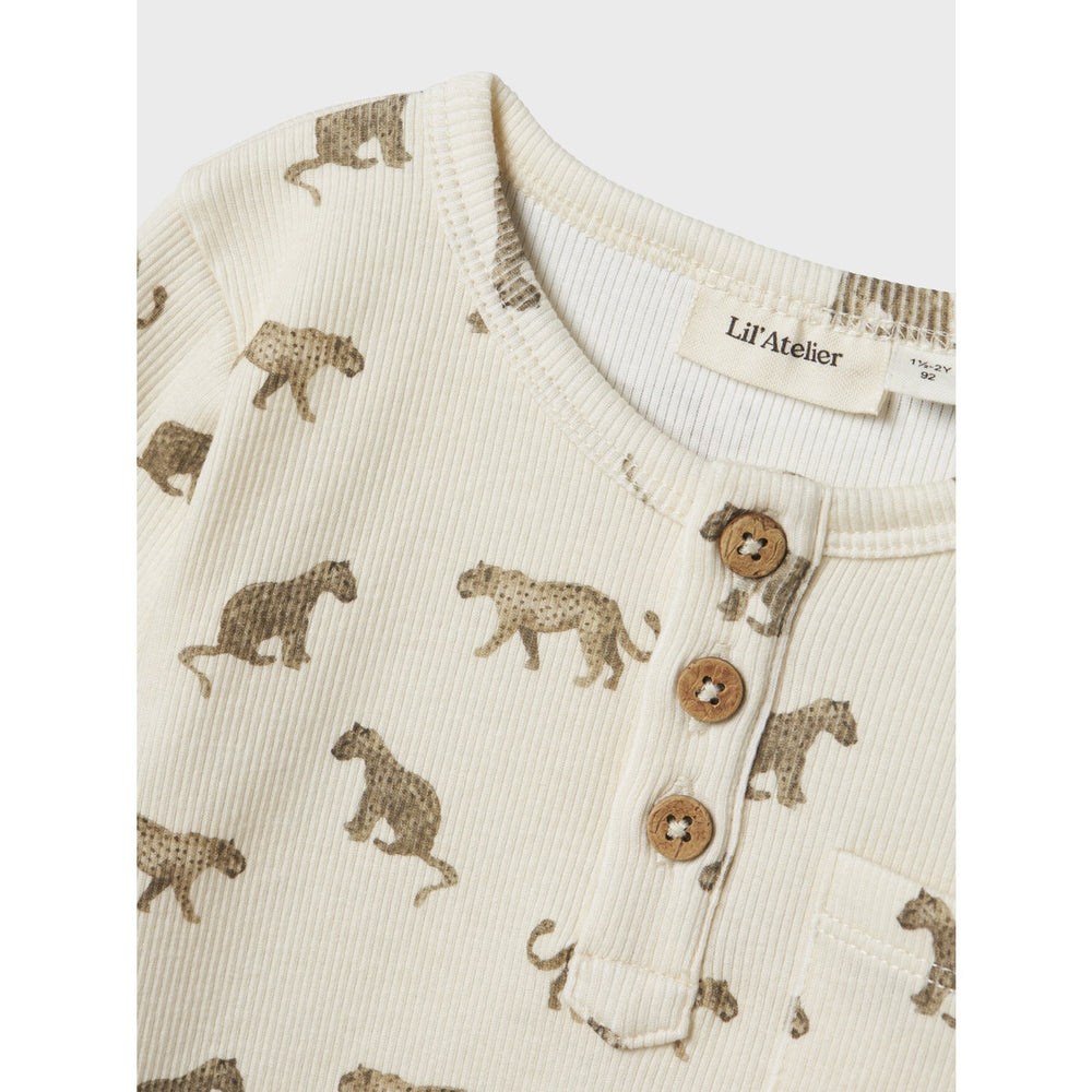 Køb Lil'Atelier Turtledove Nmmlavo Eno Slim Ls Top Lil