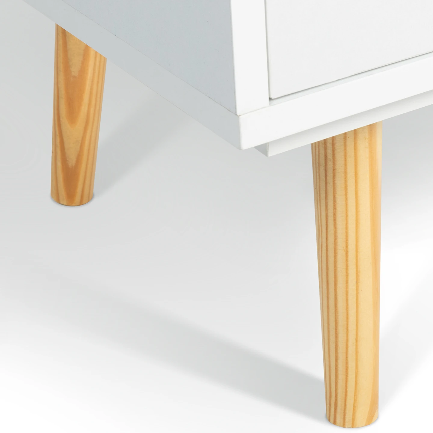 Bibliothèque étagère EMMIE scandinave blanc