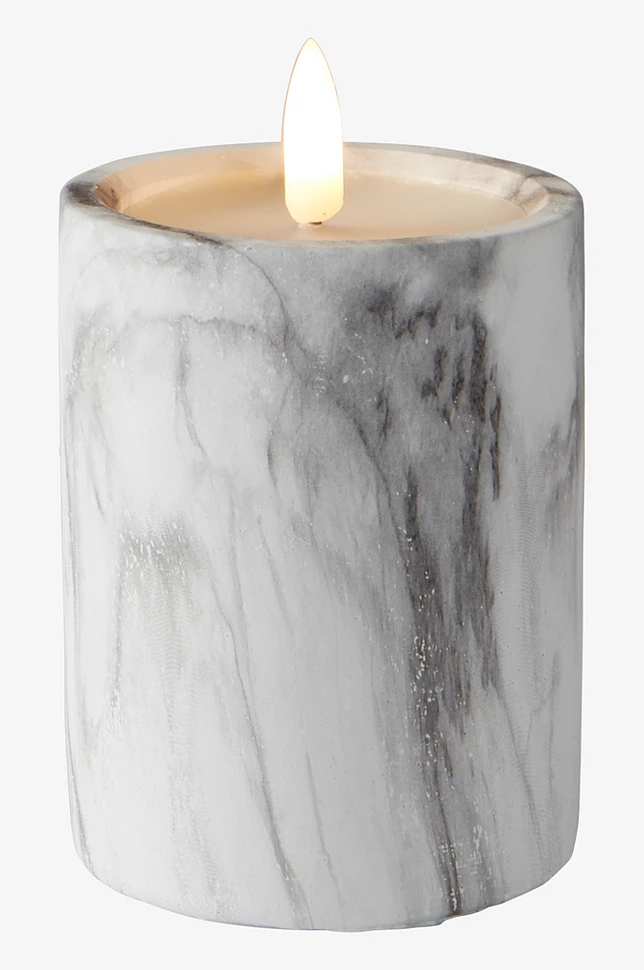 FLAMME MARBLE kubbelys LED 12,5 cm