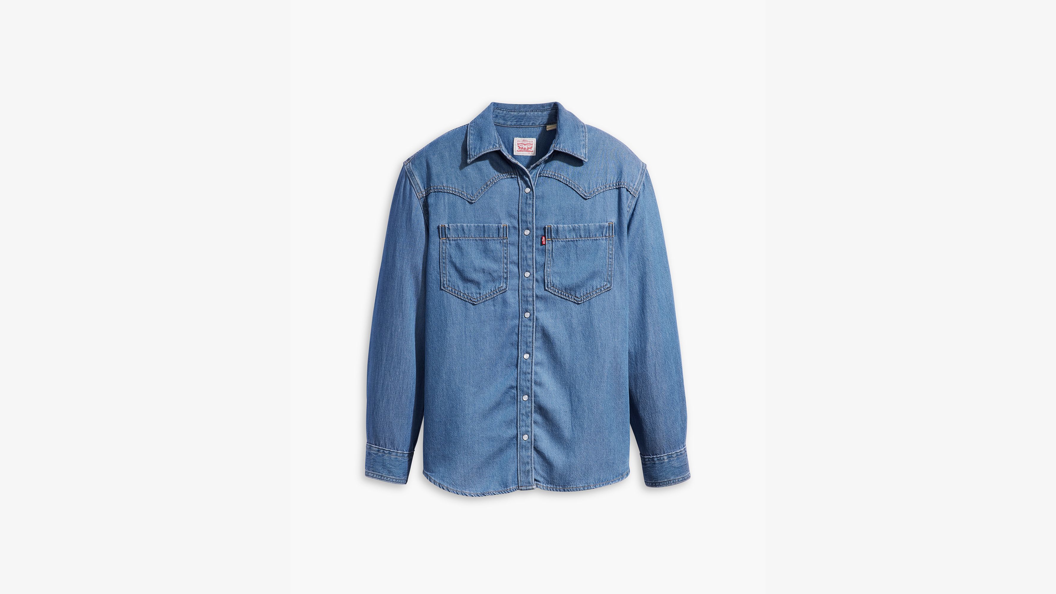 Chemise Western Teodora Lightweight - Going Steady 7 - Bleu