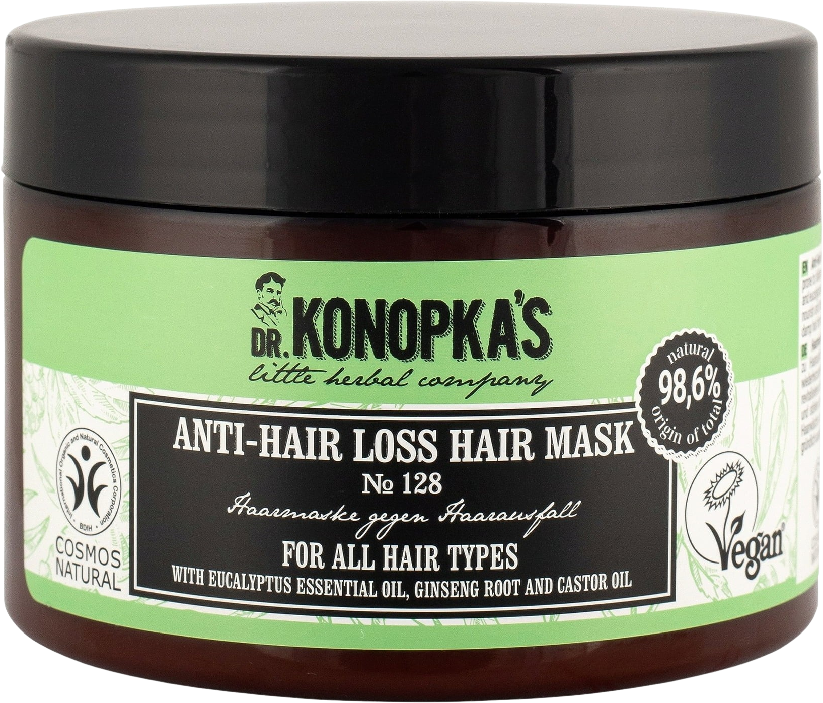 Dr. KONOPKA'S  Anti-Hair Loss Hair Mask Nº128, 300 ml