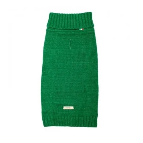 Camisa Chiara Ellie sem capuz, verde para cães