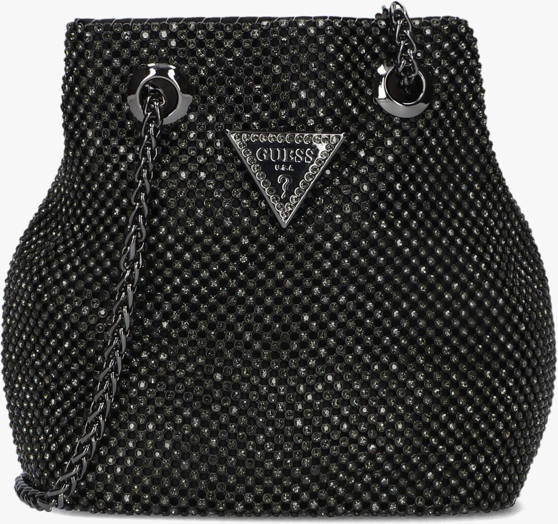 GUESS zwarte guess schoudertas lua pouch