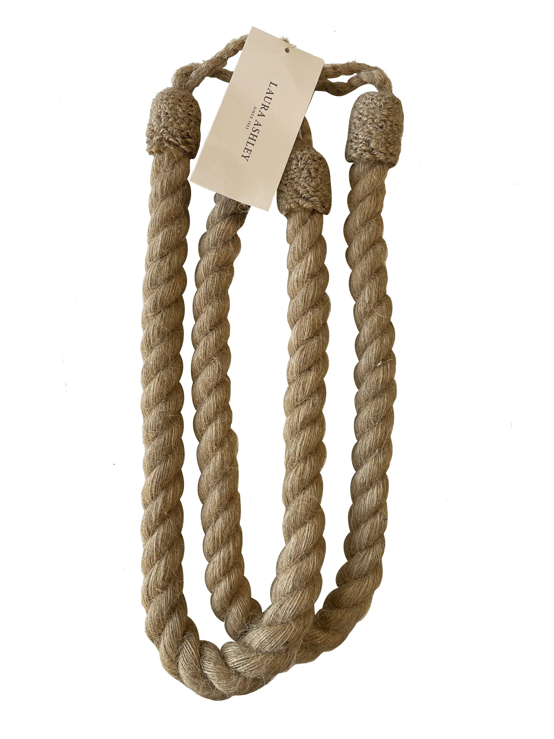 Laura Ashley Jute Rope Tieback Pairs