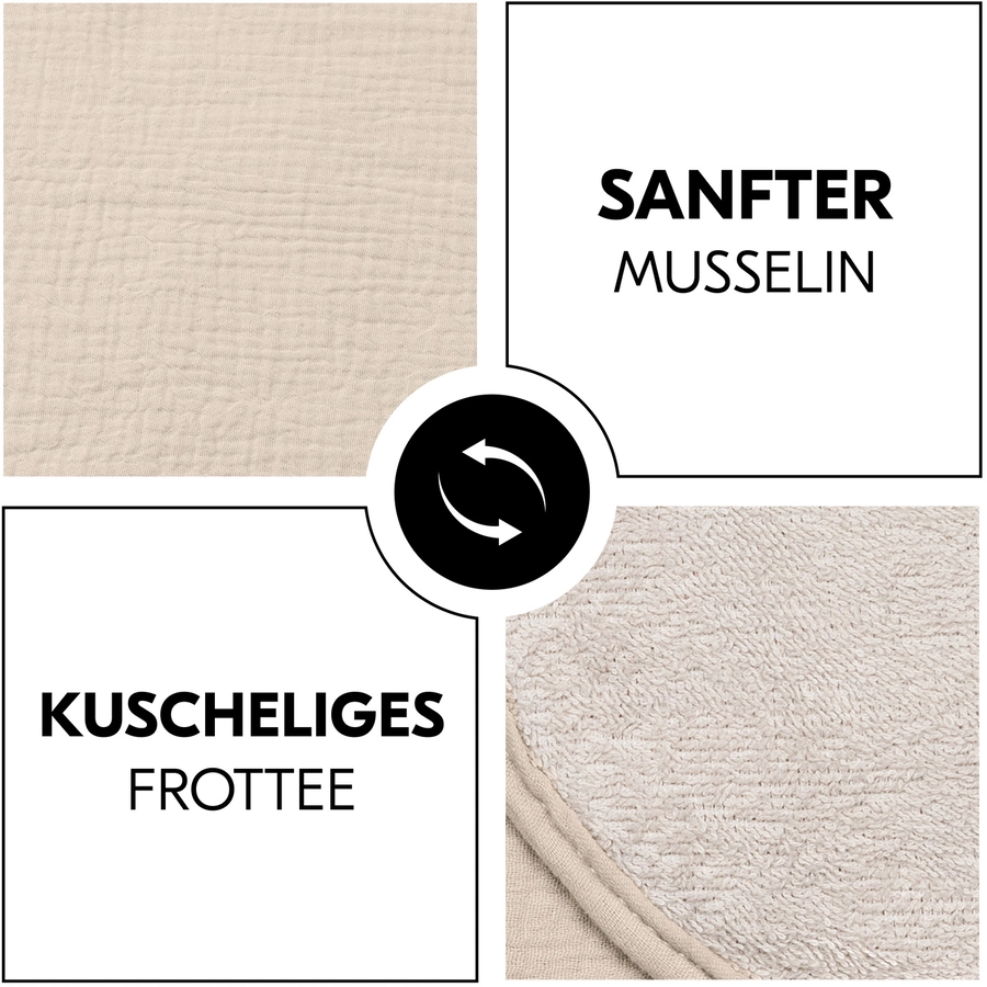 hauck Topper für Wickelauflage Beige