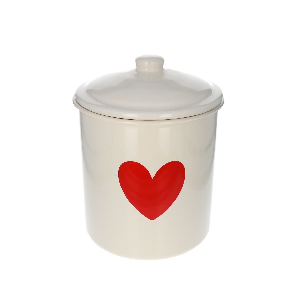 Lot de 3 boîtes métal cœur rouge Le petit Souk
