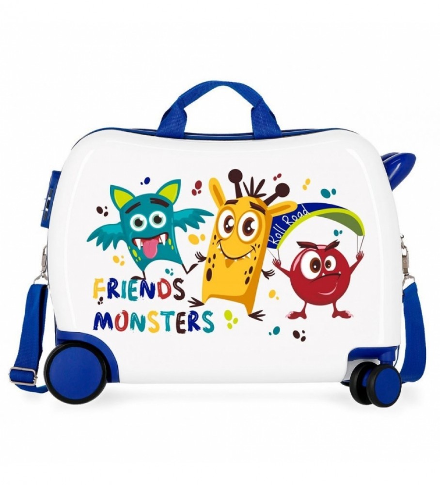 Mala de passeio Roll Road com 2 rodas multidirecionais - Little Me Friends