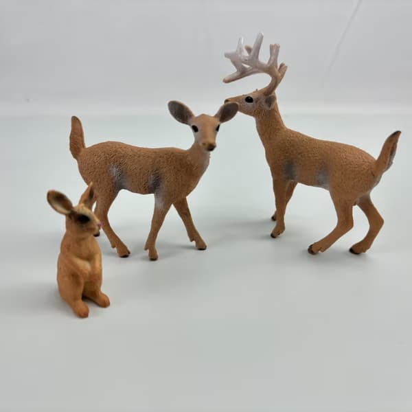 INF Realistiske skogsdyrfigurer, 6-pakning Forest Animals Set